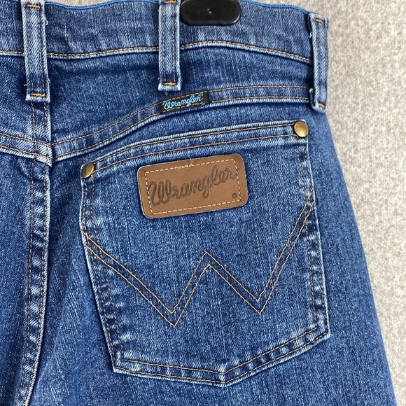 Wrangler Rock 47 cowboy cut jeans 30x30 regular fit straight leg western rodeo - Picture 7 of 12